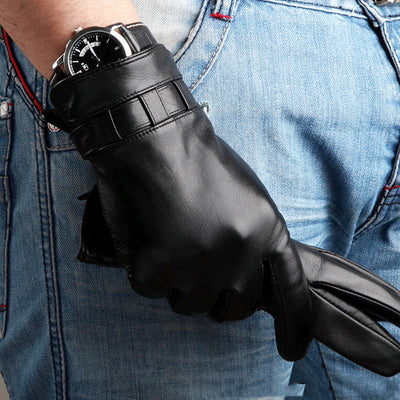 Guantes de Piel de Oveja y Cachemira Premium