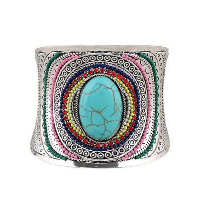 Pulsera Brazalete de Aleación con Estilo Atmosférico - Image 4