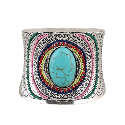 Pulsera Brazalete de Aleación con Estilo Atmosférico - Image 4