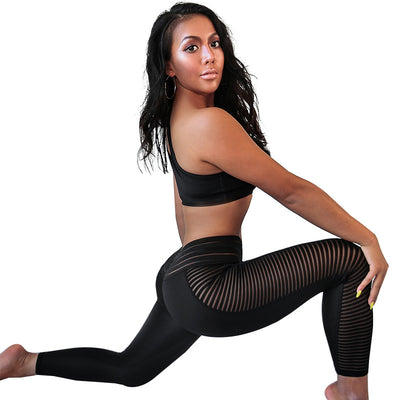 Leggings de Yoga con Costuras de Malla - Image 5