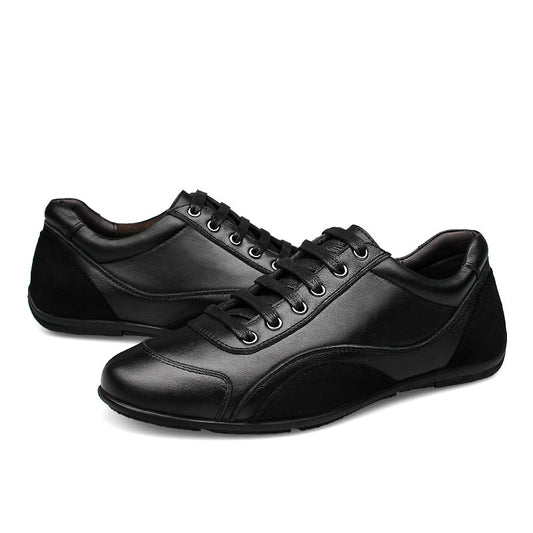 Zapatos Casuales para Hombre en Cuero Genuino y Algodón