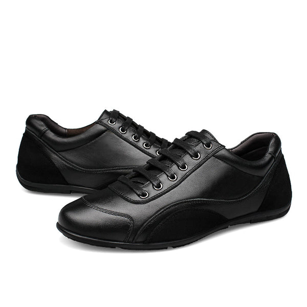 Zapatos Casuales para Hombre en Cuero Genuino y Algodón
