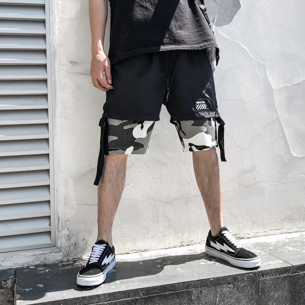 Shorts Holgados de Camuflaje para Hombre
