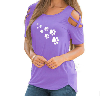 Playera Cuello Redondo con Estampado de Corazones - Image 5