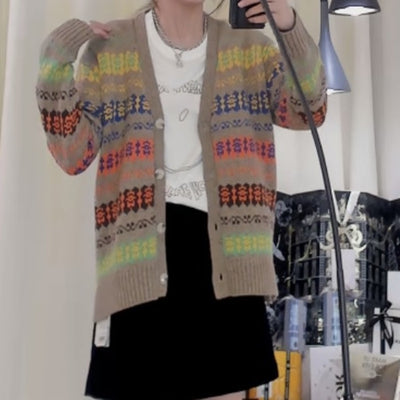 Cardigan Tejido de Manga Larga para Invierno