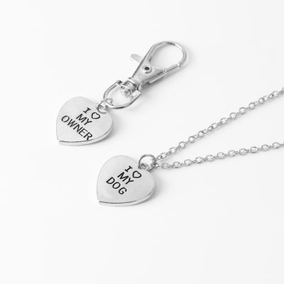 Set de Collar y Dije de Hueso para Dueño y Perro - 'Amor Incondicional' - Image 3