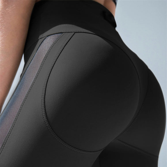 Leggings Deportivos de Cintura Alta con Elástico para Yoga