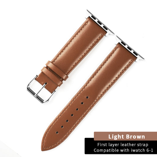 Correa de Reloj Cuero Genuino Bicolor - Pulsera Premium de Cuero Vacuno - Image 23