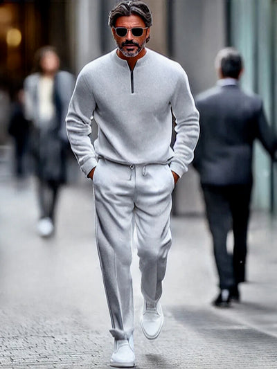 Conjunto de Chaqueta Casual para Hombre con Cierre de Acceso Personalizable - Image 4