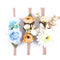 Diadema Floral para Bebé y Niña - Corona de Flores Camelias para Sesiones Fotográficas