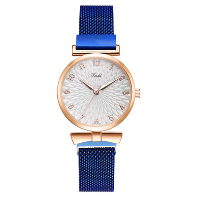 Reloj de Pulsera Dama con Malla Elegante y Movimiento de Cuarzo - Image 4