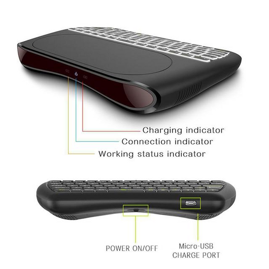 Teclado Inalámbrico D8 Pro - Image 2