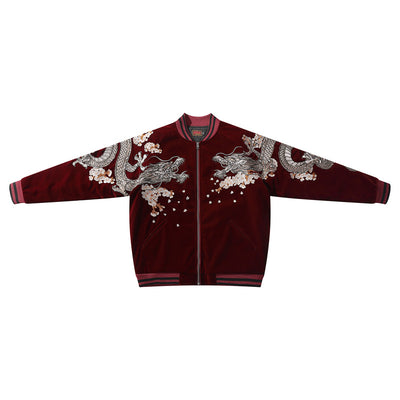 Chaqueta de Algodón Yokosuka con Bordado de Dragón Estilo Chino - Image 6