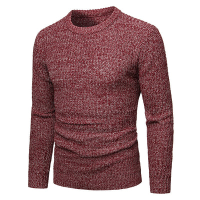 Suéter Cuello Redondo para Hombre - Pullover Casual de Manga Larga