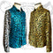 Camisa Brillo Tigre Estampada