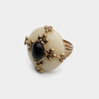 Anillo Vintage de Ágata Natural con Abeja para Hombre y Mujer - Image 27