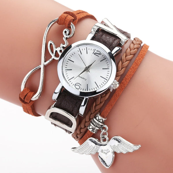 Reloj Pulsera Cuarzo Love - Diseño Elegante y Funcional