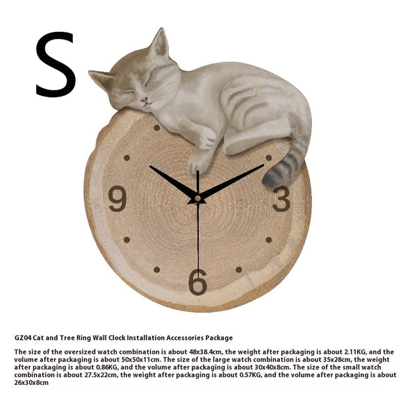 Reloj de Pared Silencioso Estilo Crema para Sala y Dormitorio