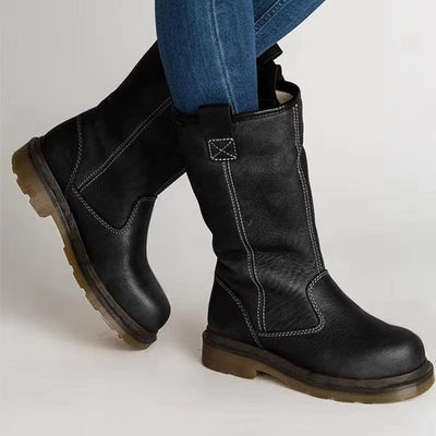 Botas Planas Cálidas Acolchadas para Mujer Talla Grande - Image 6