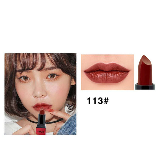 Labial Matte Rojo Intenso en Tubo - Fórmula Terciopelo - Image 9