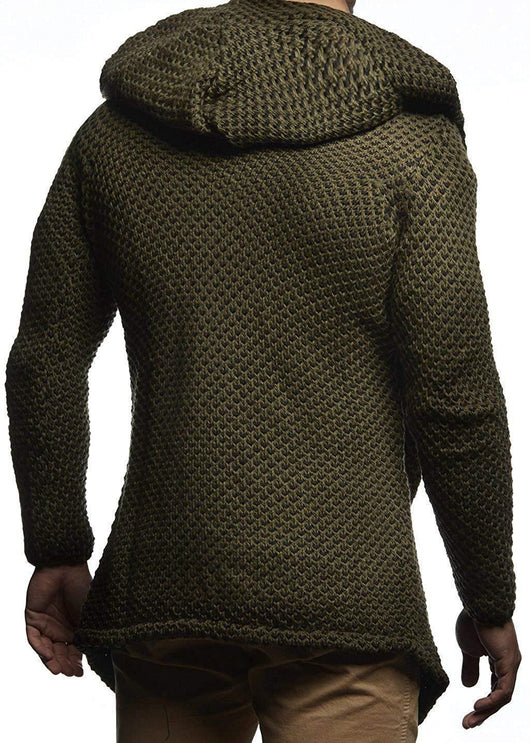 Cardigan Hoodie para Hombre - Suéter Abrigo Elegante - Image 2