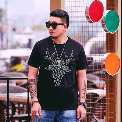 Camiseta Manga Corta Talla Grande para Hombre - Comodidad de Verano - Image 11