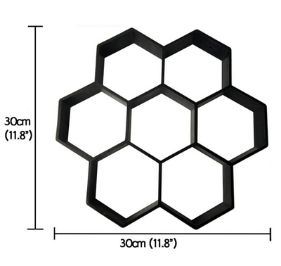 Molde Hexagonal Ultraligero para Pavimento de Jardín DIY - Image 2