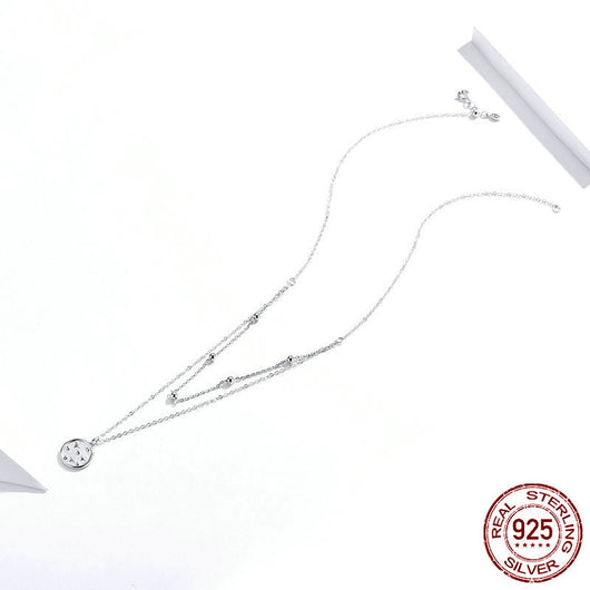Collar de Plata con Doble Estrella - Image 3