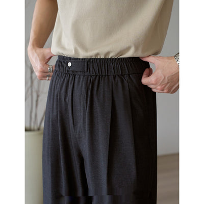 Pantalones Casuales de Pierna Ancha Relajada para Hombre - Image 3