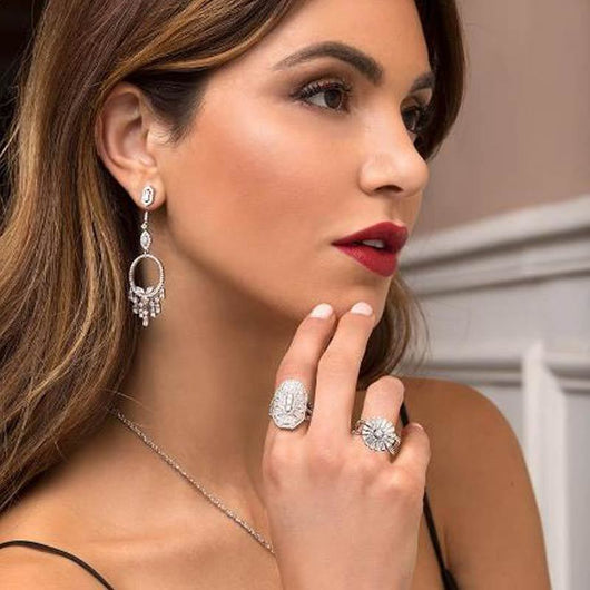 Anillo Vintage de Plata 925 con Diamantes Micro Incrustados - Diseño Elegante - Image 4