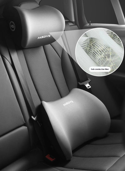 Almohada de Soporte Lumbar y Cervical con Espuma Viscoelástica para Auto - Image 35