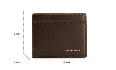 Cartera Ejecutiva Corta de Cuero PU con Diseño Cruzado - Image 5