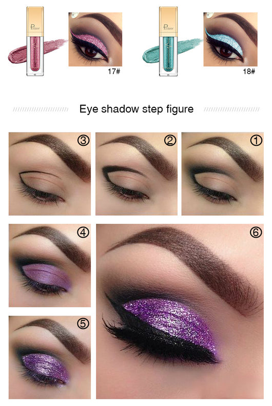 Paleta de Sombras de Ojos con Purpurina de 18 Colores - Image 4
