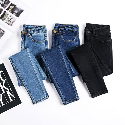 Pantalones Ajustados Elásticos de Cintura Alta con Tobillera - Image 2