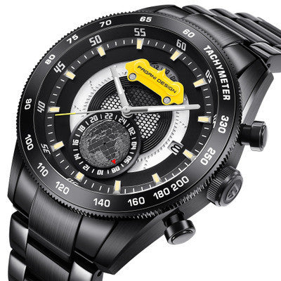 Reloj de Acero Inoxidable para Hombre con Movimiento de Cuarzo - Image 9