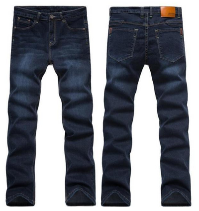 Jeans Slim Straight con Cintura Cómoda y Tela Elástica - Image 5