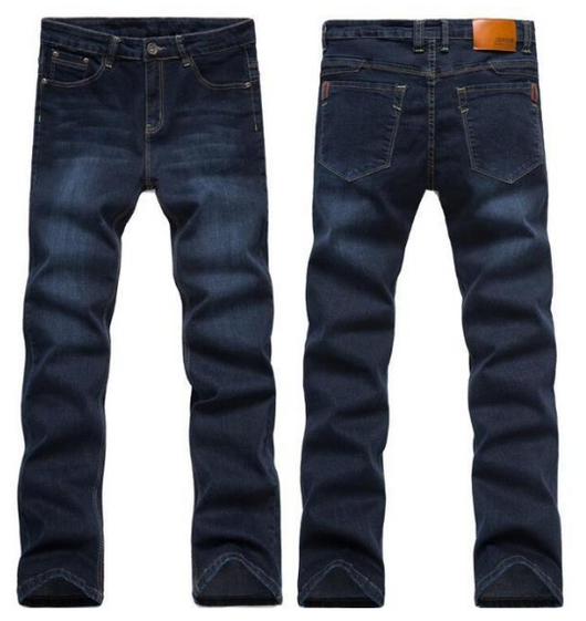Jeans Slim Straight con Cintura Cómoda y Tela Elástica - Image 5