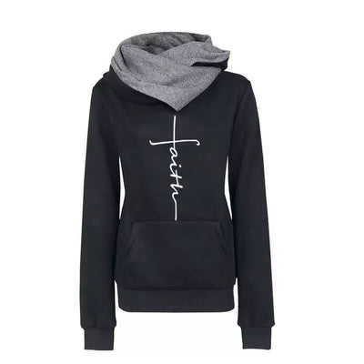 Sudadera con capucha y patrón de solapas bordadas - Image 11