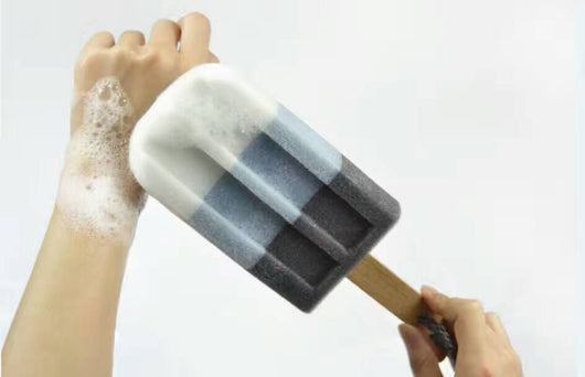 Esponja de Baño Suave Diseño Paleta de Hielo - Accesorio de Ducha Colorido - Image 3