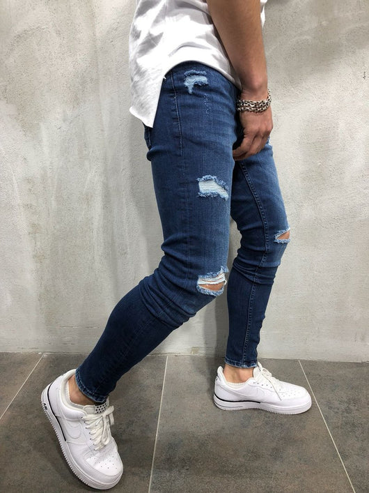 Pantalones Vaqueros Rotos para Hombre - Image 3