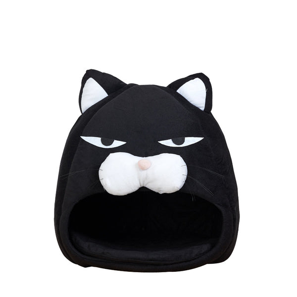 Casa Cama para Gatos con Nido Acogedor y Tapete Absorbente