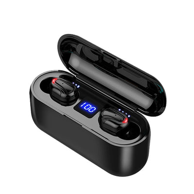 Auriculares Bluetooth 5.0 con LED Binaural Q32-1 - Image 9