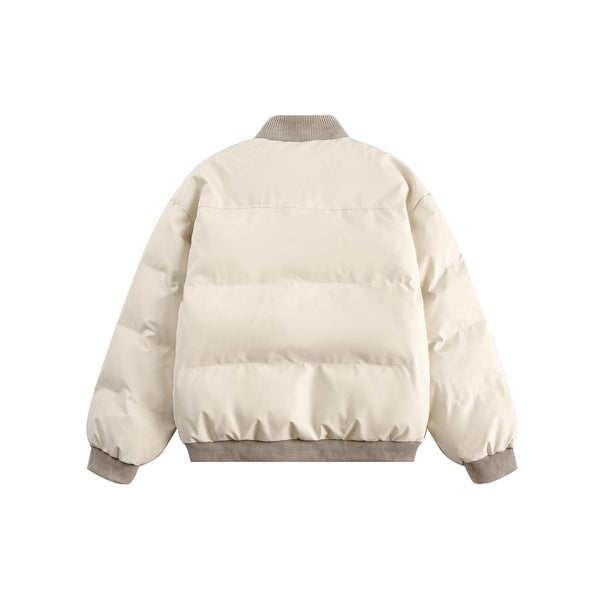 Abrigo Acolchado Reversible Unisex - Estilo Moderno Dos Texturas