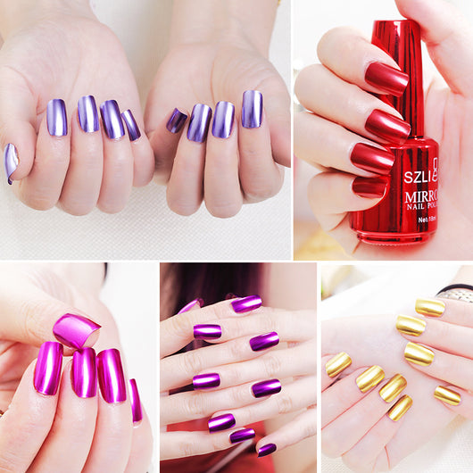 Esmalte de Uñas Efecto Espejo Acero Inoxidable - Image 2