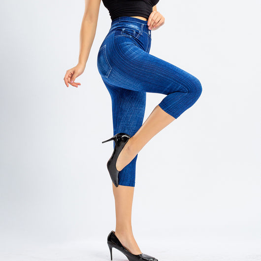 Jeans Slim Fit Levanta Glúteos con Estampado y Tela Elástica - Image 31