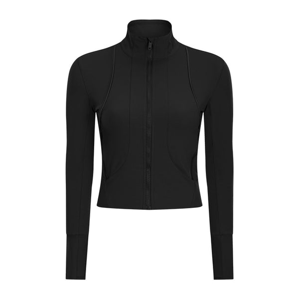 Chaqueta Deportiva para Yoga con Cuello Alto y Manga Larga - Image 28
