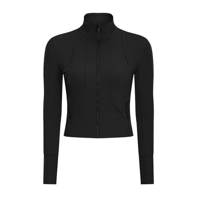 Chaqueta Deportiva para Yoga con Cuello Alto y Manga Larga - Image 28