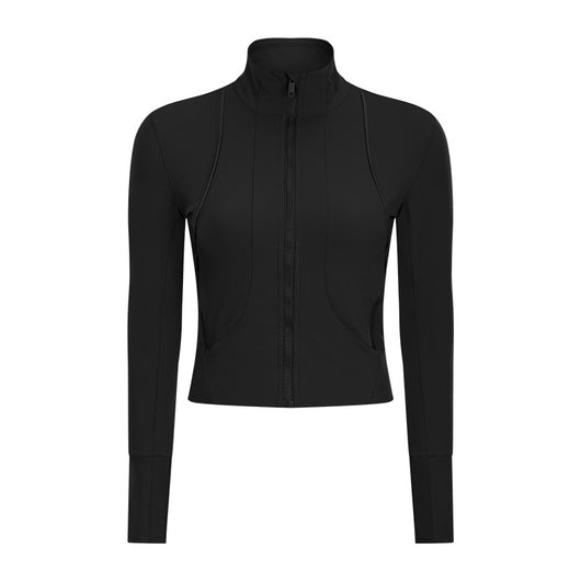 Chaqueta Deportiva para Yoga con Cuello Alto y Manga Larga - Image 28