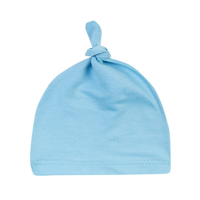 Gorro Anudado para Recién Nacido - Color Sólido Talla Única - Image 17