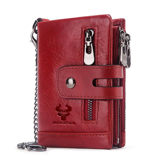 Billetera Retro de Cuero para Hombre con Múltiples Tarjetas y Protección RFID - Image 20